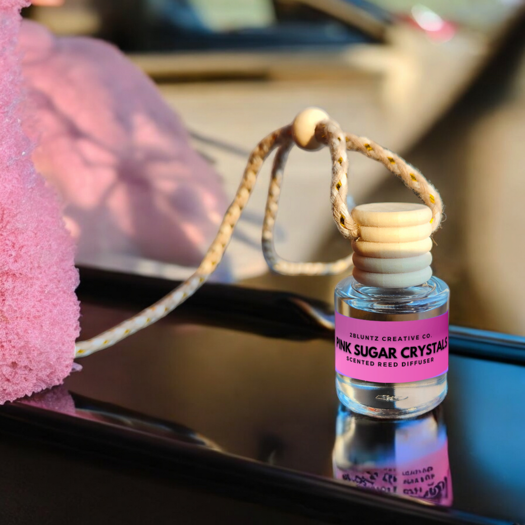 Pink Sugar Crystals Car Diffuser